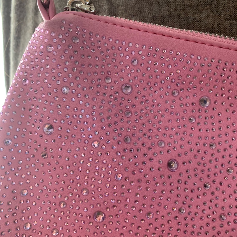 Steve Madden Cotton Candy Pink Rhinestone Crossbody Bag